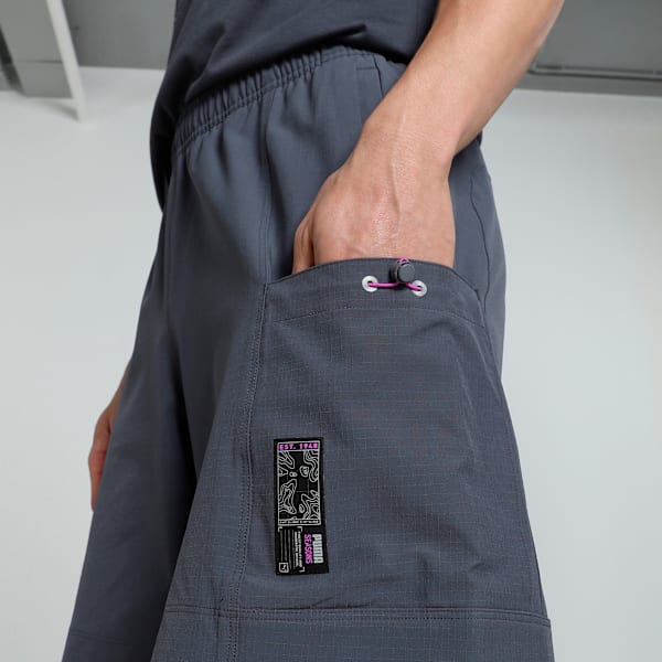 SEASONS Men's 7" Trail Running Shorts, Galactic Gray, extralarge-IND